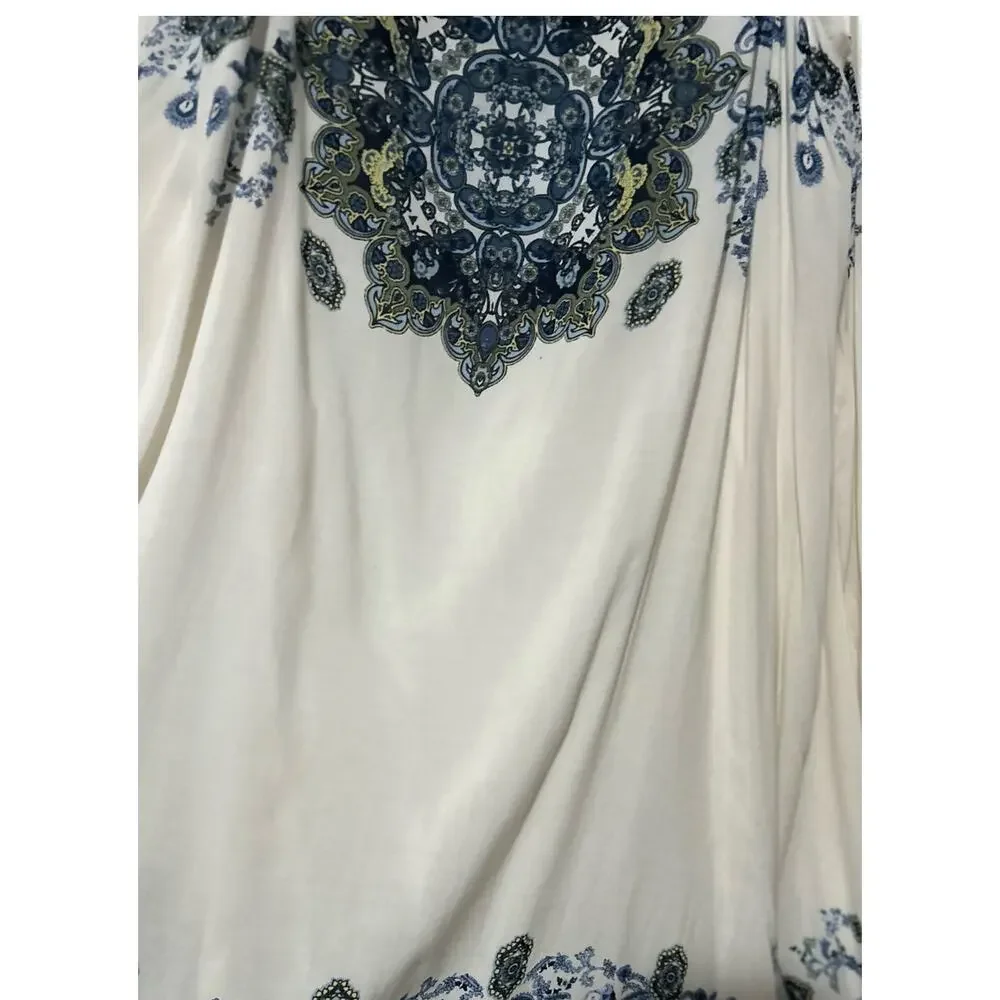 Skylar + Jade Junior's Sleeveless Flowy Summer‎ Dress Blue Yellow White Size XS